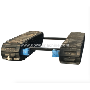 Rubber track chassis from 0.5Ton to 20Ton undercarriage system for Drilling Rigs excavator loader boat wetland